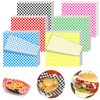 120Pcs Wax Paper Sheets for Food, 12x12 In Variety Pack