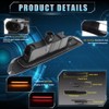 VANKUB Front & Rear LED Side Marker Lights for Acura