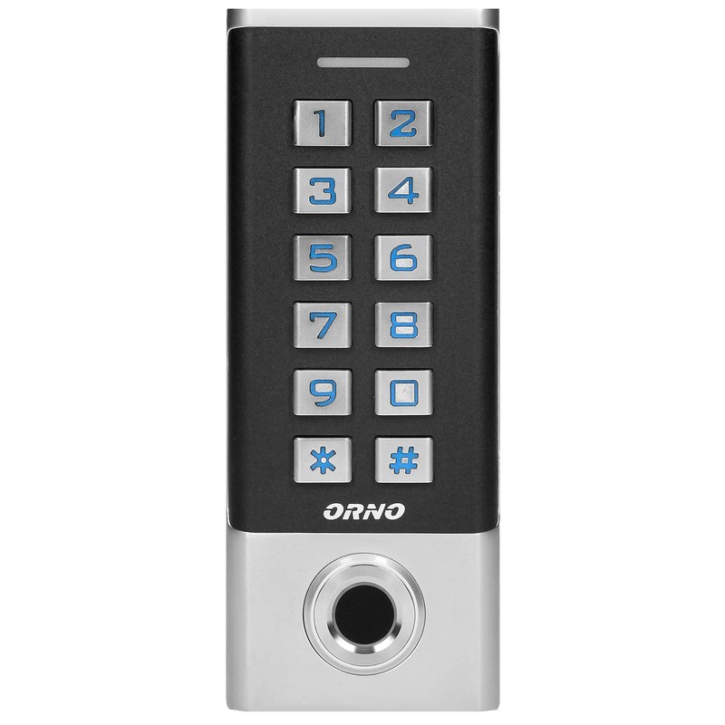 ORNO OR-ZS-823 Waterproof Fingerprint Lock Compatible with Access Cards