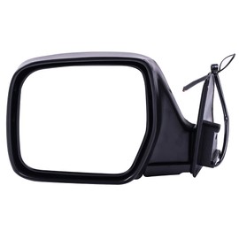 SCITOO Driver Left Door Mirror fit 1996-1998 for Lexus LX450 1990-1997 for Toyota Land Cruiser (1990 Built After 2/90 Production Date) Power Adjusted Manual Folding Side Mirror