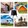 Lineslife Wood Burning Camp Stove, Portable Cast Iron Camping Wood