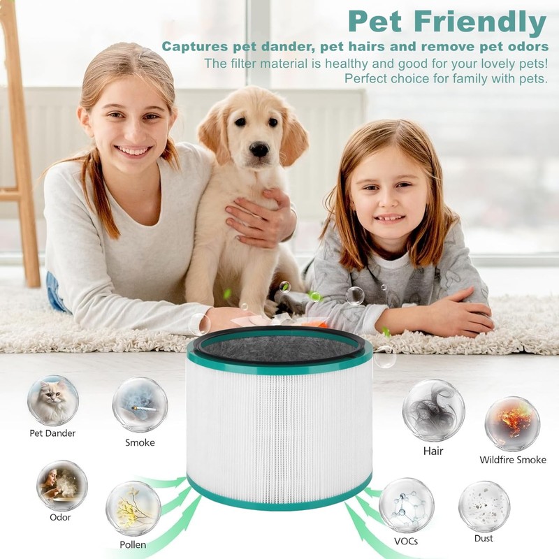 Heap Air Purifier Filter Replacement Compatible with Dyson Pure Cool
