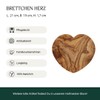 HOFMEISTER® Heart-Shaped Board Made of Olive Wood, 21 cm