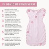 Saquito para Dormir de Niño 0-6 Meses, 100% Algodón, Swaddle,