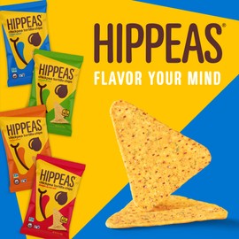 Hippeas Chickpea Tortilla Chips, Rockin’ Ranch, 1 Ounce (Pack of 18), 3g Protein, 3g Fiber, Vegan, Gluten-Free, Crunchy, Plant Protein Snacks