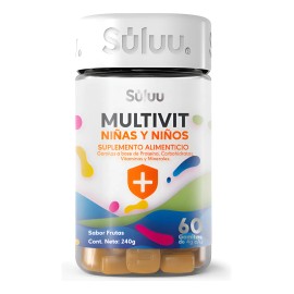 Vitaminas Para Niños Gomitas Protección Inositol Calcio Zinc Frutas