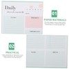 TEHAUX Portable Planner Notepad Delicate Daily Plan Pad for Scheduling