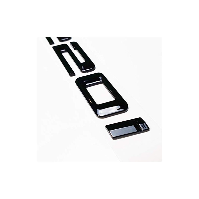 MCK Auto - 220i schwarzes glänzendes Logo hinten Emblem Tuning