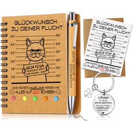 Farewell Gift Colleague, 5 Pieces Farewell Colleague Farewell Gift Colleague Teacher Funny Thank You Gifts Retirement Gift Small Gifts for Colleagues