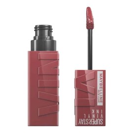 Maybelline Labial Superstay Vinyl Ink 4.2ml, dura 16H, da brillo, sin grumos, sin transferencias