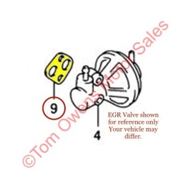 Suzuki-Japan EGR Valve Gasket | Metro Swift Esteem Tracker Sidekick Samurai X90 | OE NEW!