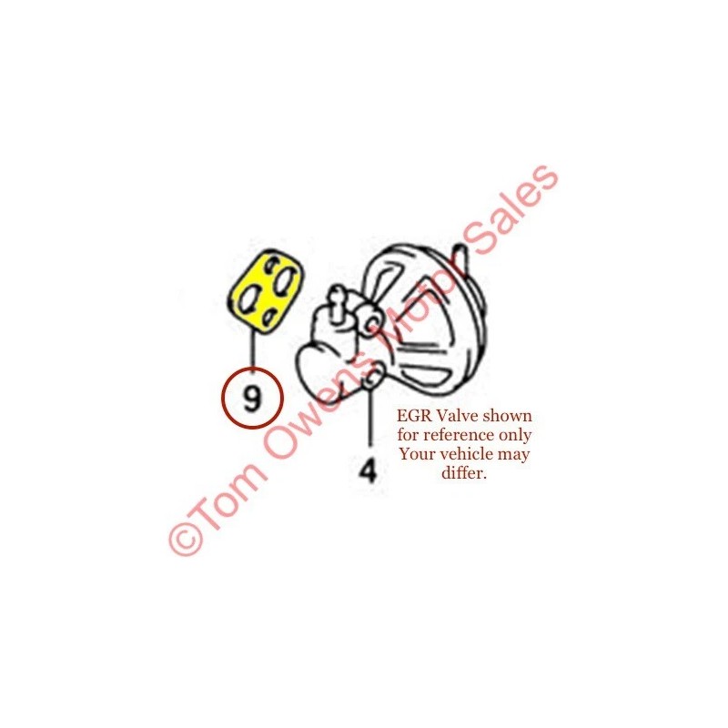Suzuki-Japan EGR Valve Gasket | Metro Swift Esteem Tracker Sidekick