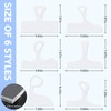 TRINKA Charcuterie Board Template Set - 6 Pcs Acrylic Router