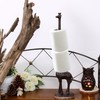 Ogrmar Cast Iron Giraffe Paper Holder Decorative Bathroom Toilet Paper