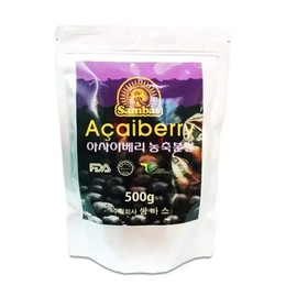 Ssambas Acai Berry Powder, 1 piece, 500g / 쌈바스 아사이베리 파우더, 1개, 500g