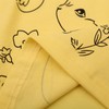 Girls Easter Spring Dress Yellow Rabbit Cotton Casual Ruffle Short