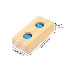 BESTonZON 1 Set Wooden Rainbow Blocks Stacking Blocks Rainbow Gemstone Cube Learning Toy Montessori Stacking Toy Rainbow Sensory Toy Construction Children's Toy Stacking Cube