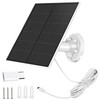 Solar Panel Charger for Security Camera Outdoor, 5W Solar Panels