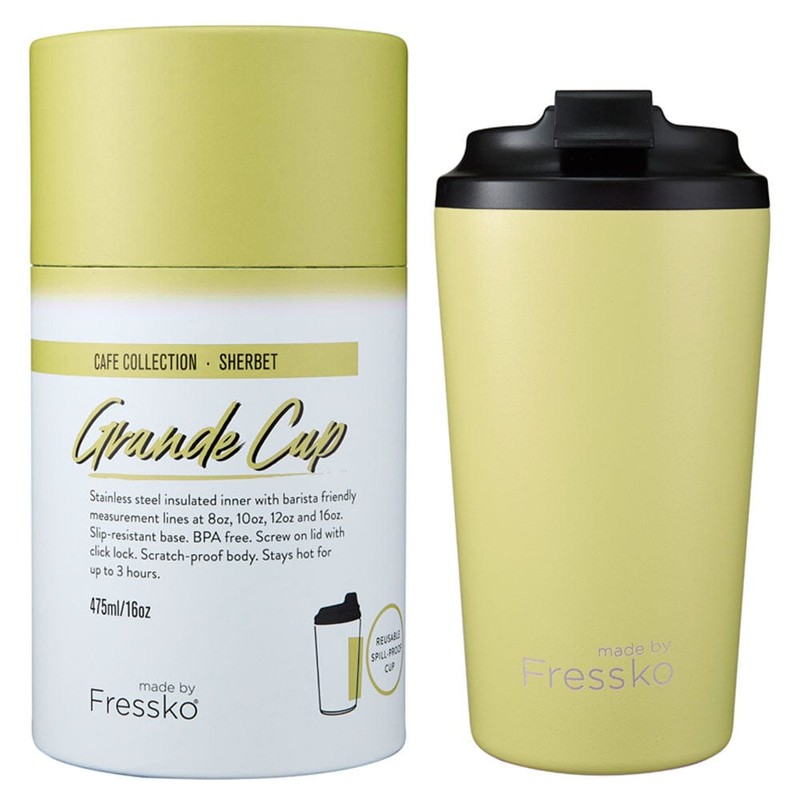 Fressko Reusable Cup Grande 16oz, Coal