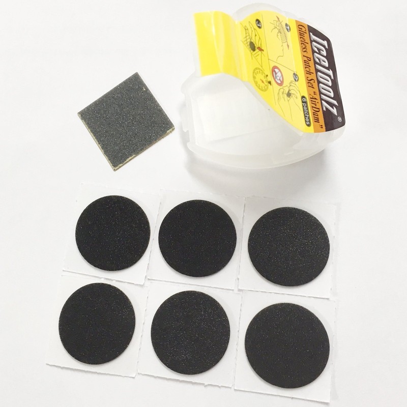 IceToolz Bike AirDam Glueless Puncture Repair Patch Kits (2 x