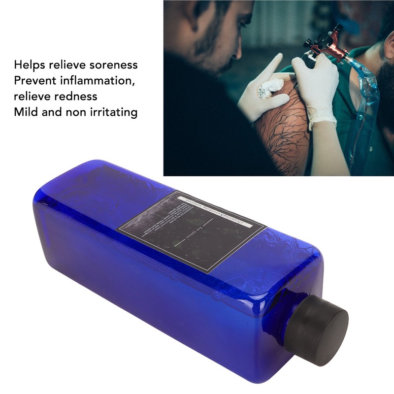 Tattoo Blue Solution Professional Gentle Refreshing Tattoo Care Cleaning Blue