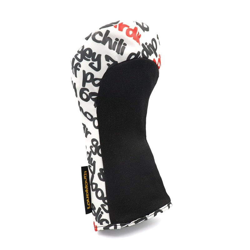 Loudmouth Headcover Driver LM-HC0020/DR (409 Big Words White)