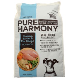 Pure Harmony, Dog Food, Chicken, Barley & Pea Recipe , 14 LB