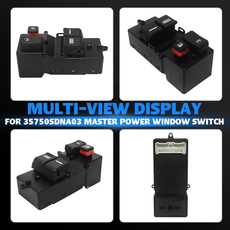 35750SDNA03 Master Power Window Switch for Honda Accord LX Coupe