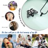 Butterfly Urn Necklace for Ashes Stainless Steel Keepsake Memorial Urn