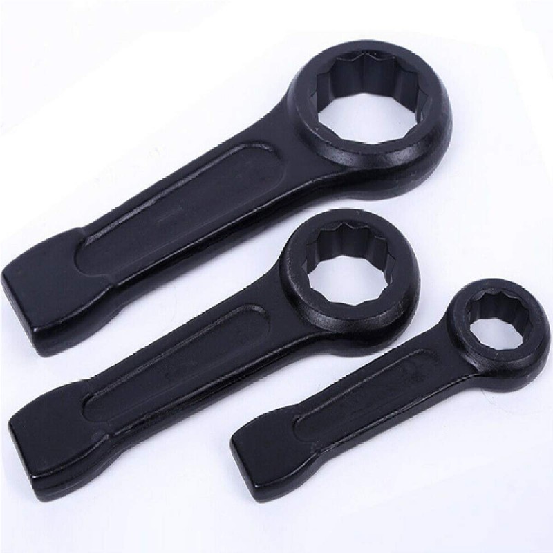 Black Ring Slogging Wrench Box End Striking Spanner 41mm