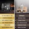 Elite Mixology Bartender Kit 20-Piece Boston Cocktail Shaker Set for