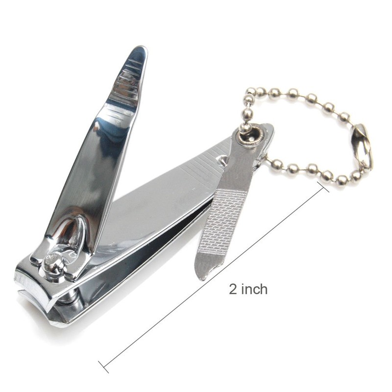 Luxxii (3 Pack) Sharp Sturdy Nail Clippers Set with Nail
