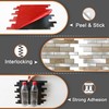 VAOVI Linear Mosaic Backsplash Peel and Stick Tile for Stove,Subway