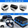 40 Cubic Feet Rooftop Cargo Carrier Bag, Waterproof Soft-Shell Car