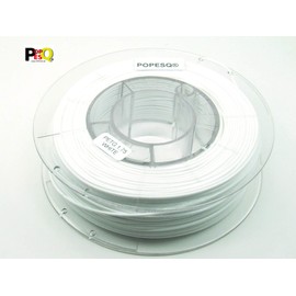 POPESQ® 330 g x Premium Filament 3D Printer PET-G 1.75 mm White / 330 g x Premium Filament 3D Printer PET-G 1.75 mm White #A2374