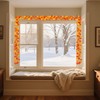 2 Pack Fall Maple Leaf Garland,6.6ft/String Hanging Vine Artificial Autumn