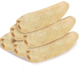 6Pcs Natural Organic Loofah Bath Sponges, Loofah for Kitchen Cleaning Dishes Body Wash Bath Loofah for Men and Women Home Skin Daily Care