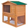 vidaXL Outdoor Rabbit Hutch Small Animal House Pet Cage 3