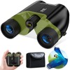 High Powered 15x25 Compact Binoculars for Adults&Kids with BAK4 Prism,FMC