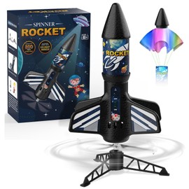 Mafbeanl Rocket Launcher for Kids, Self Launching Motorized Air Rocket Toy, Outdoor To...