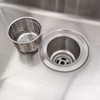 GZILA Kitchen Sink Drain Basket Only, 3-inch Basket for Kitchen
