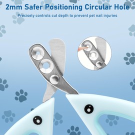 DAWRIS Cat Nail Clippers, Cat & Kitten Claw Nail Clippers for Trimming, Pet Claw Scissors With Safety Guard for Small Breed Dog, Guinea, Rabbit, Bird, Guinea Pig and Small Animals