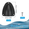 PATIKIL 2-29/32" Nylon Marine Wire Cable Vent Cover for Boat
