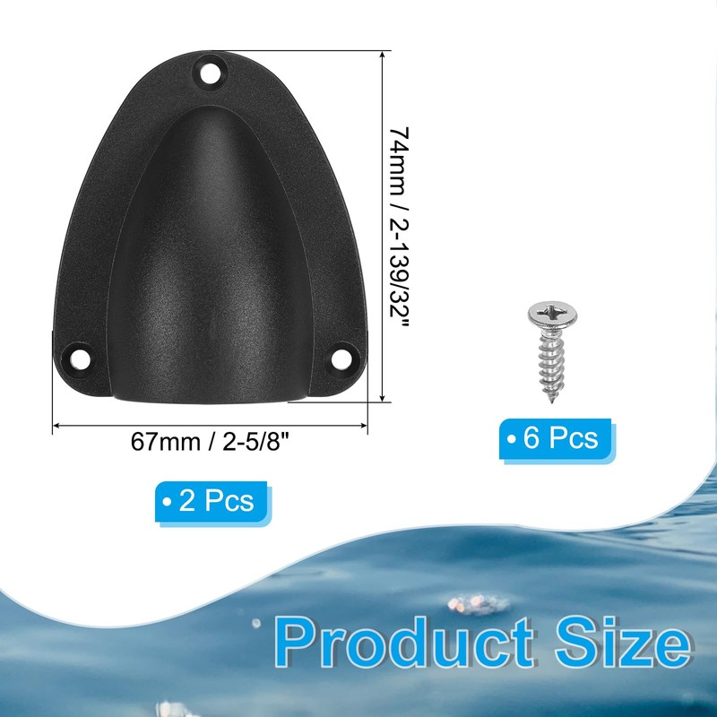 PATIKIL 2-29/32" Nylon Marine Wire Cable Vent Cover for Boat