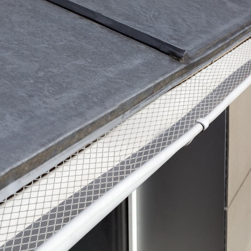 DYNAMI 5 Inch x 50 Ft Aluminum Gutter Guard Mesh,Aluminum