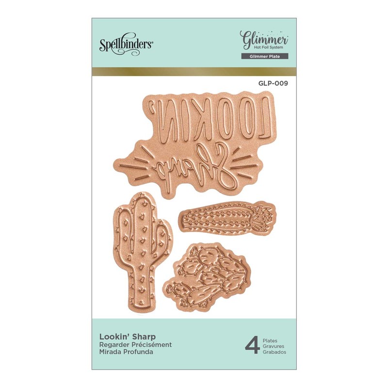 Spellbinders Glimmer Hot Foil Plate - Lookin' Sharp