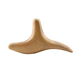 HEALIFTY Scratching Massage Trident Shaped Guasha Board Natural Wood Scraping Massage Tool Scraping Plate Massage Tool for Spa Acupuncture