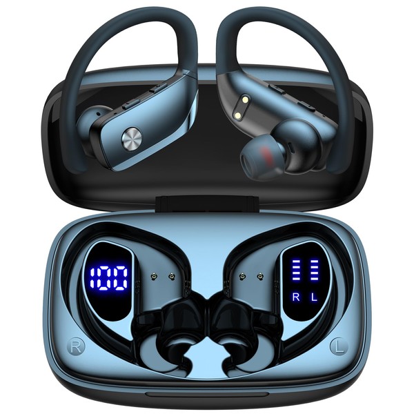 bmani Wireless Earbuds Bluetooth Headphones 48hrs Play Back Sport Earphones