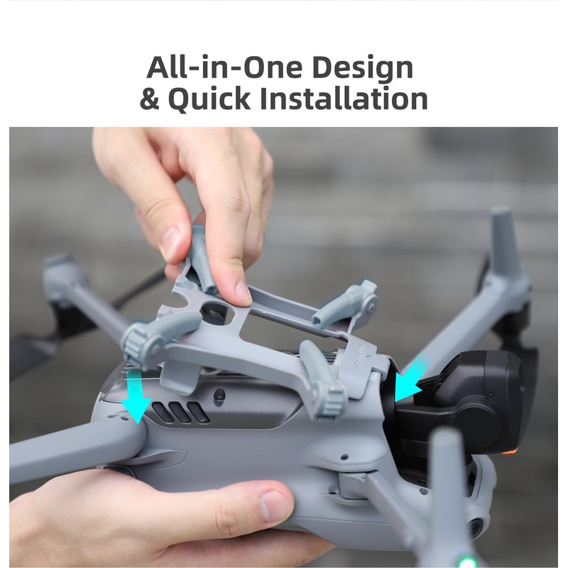 Taoricup DJI Air 3S Landing Gear Folding Extension Leg Height