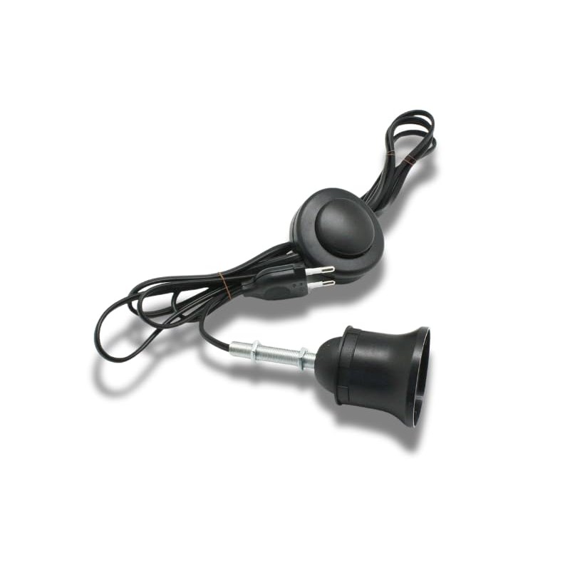 DIY Floor Lamp Set - E14 Socket Black with 3